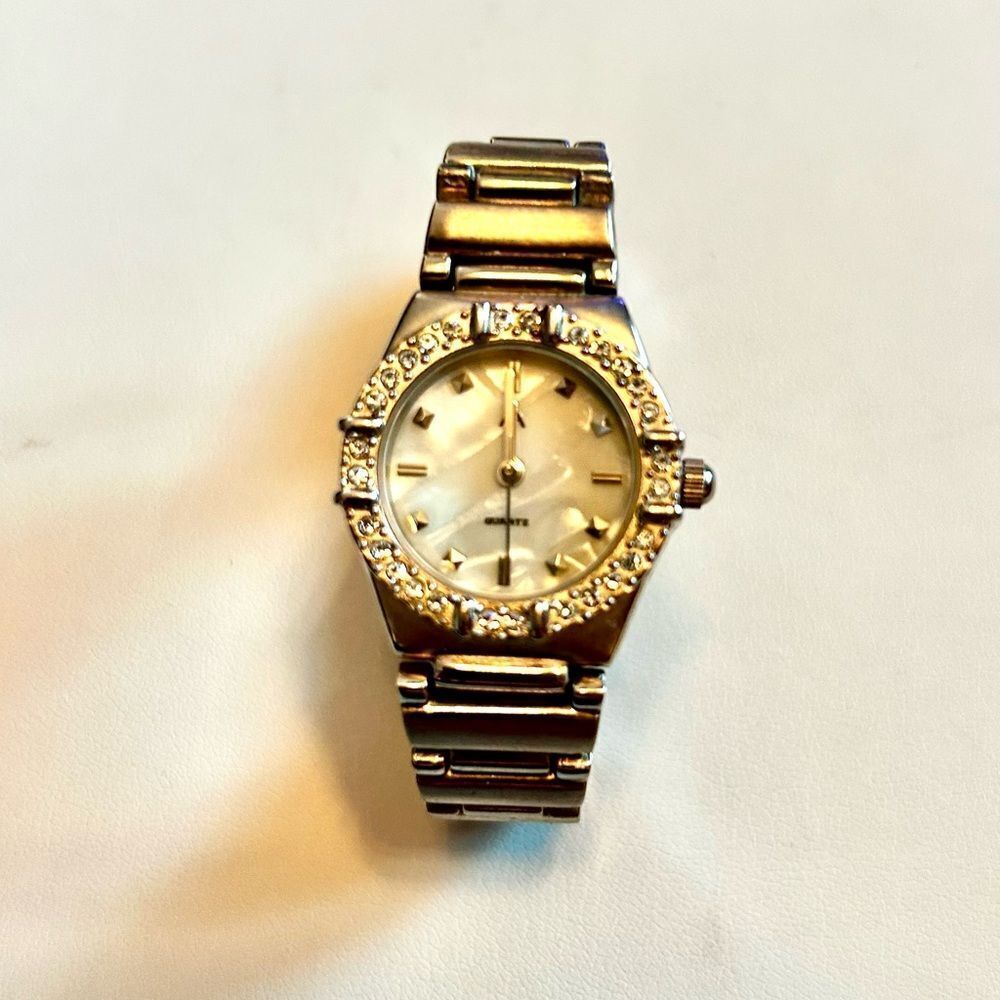 Elegant Matte Silver Anne Klein Women's Watch
